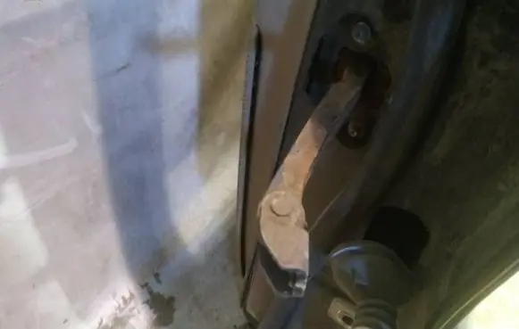 Volvo S60 Rear door check strap stopper 