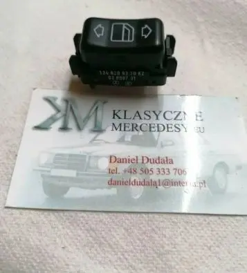 Mercedes-Benz E W124 Electric window control switch 1248209310