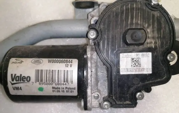 Jaguar XE Front wiper linkage and motor W000060844