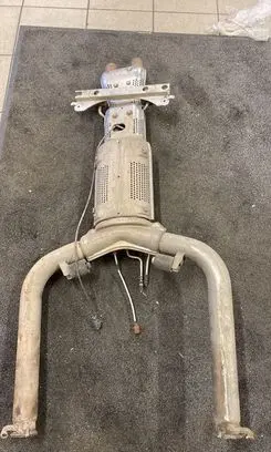 Jaguar XF X250 Middle muffler/silencer