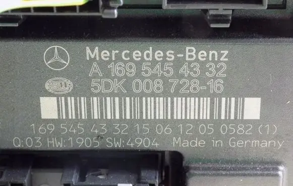 Mercedes-Benz A W169 Comfort/convenience module a1695454332