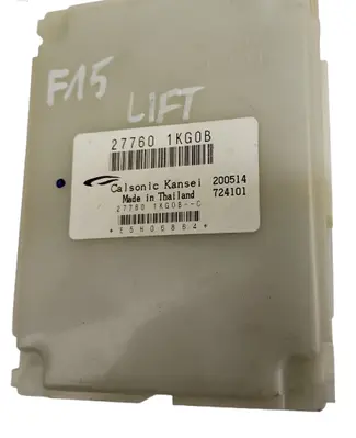Nissan Juke I F15 Air conditioner control unit module 277601KG0B