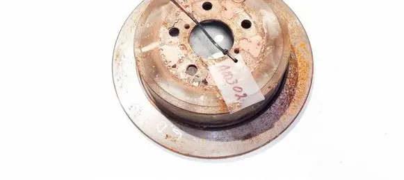 Subaru Forester SH Rear brake disc neventiliuojamas