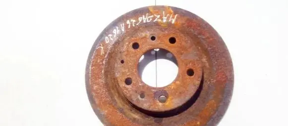 Mazda 626 Rear brake disc neventiliuojamas