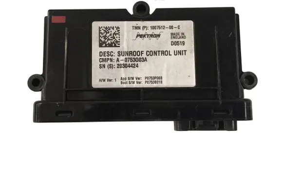 Tesla Model S Sunroof control unit/module 100751200C