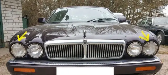 Jaguar XJ X300 Headlight/headlamp JLM12413 88203187
