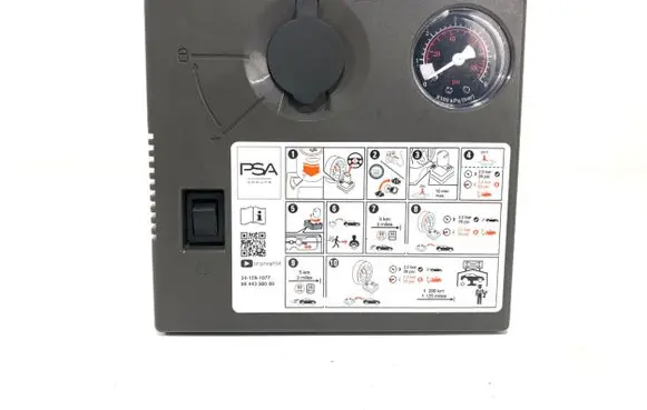 Opel Crossland X Tire air pump compressor 9844398080