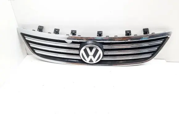 Volkswagen Phaeton Front bumper upper radiator grill 3D0853651L