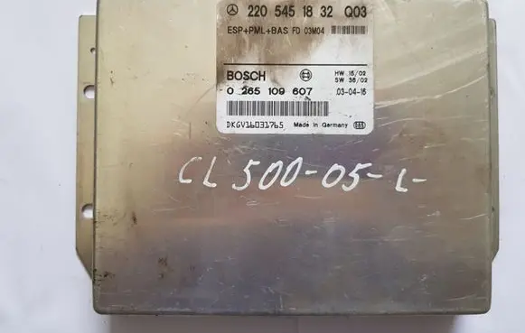 Mercedes-Benz S W220 ESP (stability system) control unit 2205451832 A2205451832 0265109607