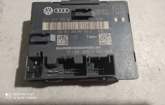 Audi A6 S6 C6 4F Door control unit/module 4F0959795M 8K0959795B