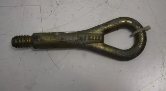 Towing hook eye