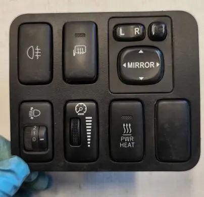 Toyota Land Cruiser (J120) Fog light switch 