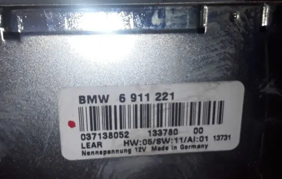 BMW 5 E39 GPS navigation control unit/module 6911221 037138052 133780