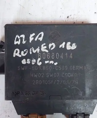 Alfa Romeo 166 Parking PDC control unit/module 60680414 6018600569 28010562