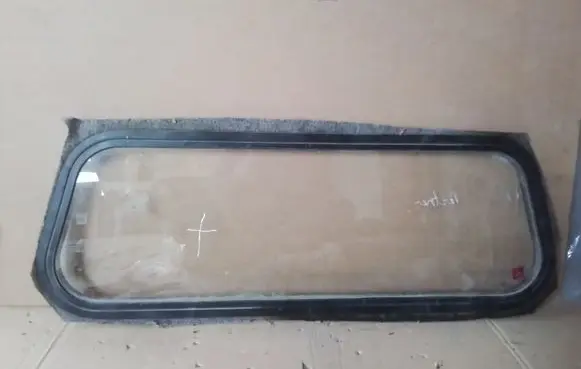 Peugeot Partner Rear windscreen/windshield window DOT269M756 43R000016