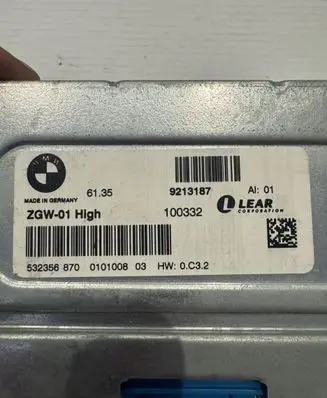 BMW 7 F01 F02 F03 F04 Door central lock control unit/module 9213187
