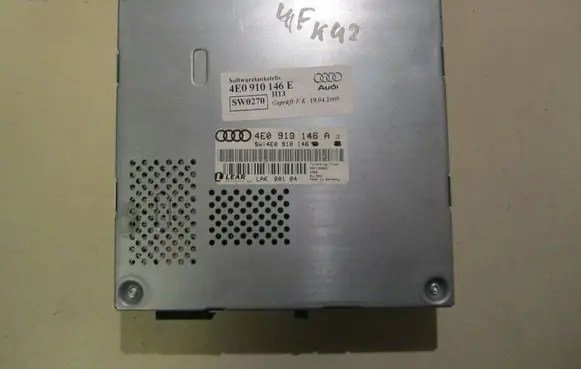 Audi A6 S6 C6 4F Video control module 4E0919146A