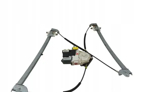 Front window lifting mechanism without motor