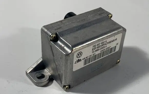 Volkswagen Touareg I ESP acceleration yaw rate sensor 7E0907652A