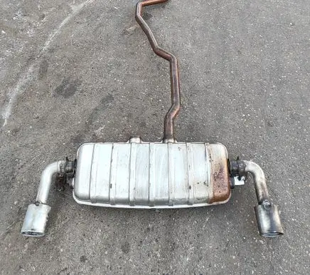 Volkswagen Touareg II Muffler/silencer 7P6253609AC