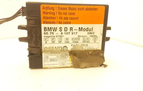 BMW 3 E46 Alarm control unit/module 4107917