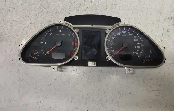 Audi A6 S6 C6 4F Speedometer (instrument cluster) 5550007301 5540007312