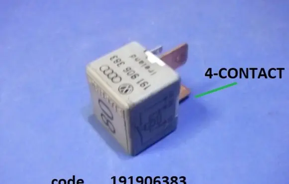 Audi A3 S3 8L Fuel pump relay 191906383