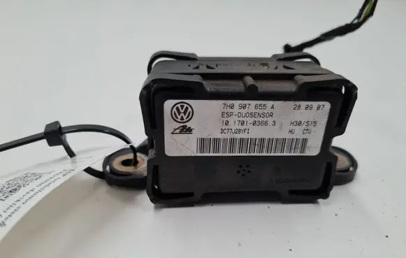 Volkswagen Eos ESP acceleration yaw rate sensor 7H0907655A 10170103663