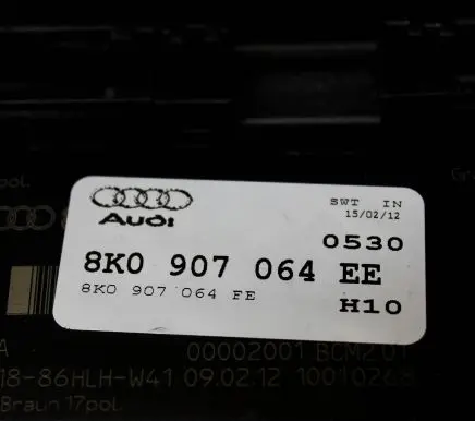 Audi A4 S4 B8 8K Central body control module 8K0907064EE