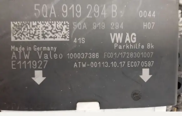 Volkswagen Crafter Parking PDC control unit/module 5QA919294B