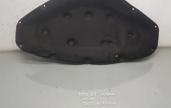 BMW 5 GT F07 Engine bonnet/hood sound/heat insulation 7221993