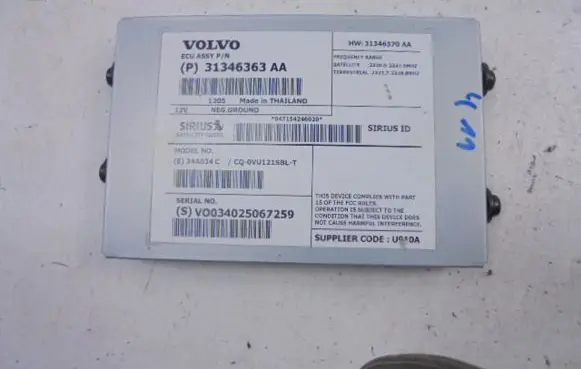 Volvo S60 GPS navigation control unit/module 31346363AA