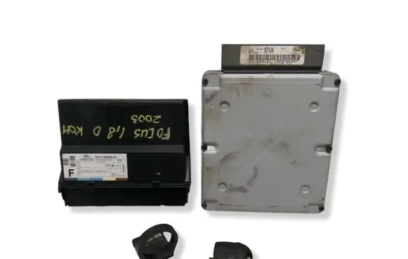 Ford Focus Engine ECU kit and lock set 2S4112A650DA
