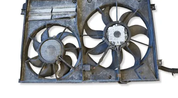 Volkswagen Golf VI Electric radiator cooling fan 1K0121207AA 1K0121205G