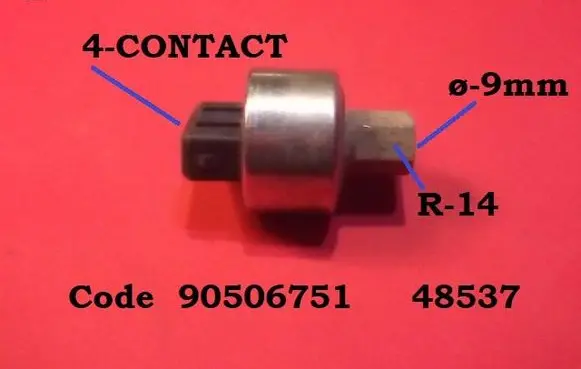 Fiat Scudo Air conditioning (A/C) pressure sensor 90506751 48537