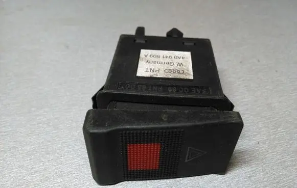 Audi A6 S6 C4 4A Hazard light switch 4A0941509A