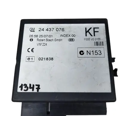 Opel Astra H Comfort/convenience module 24437076