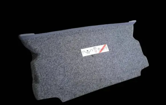 BMW 3 E92 E93 Rear floor carpet liner 7124294