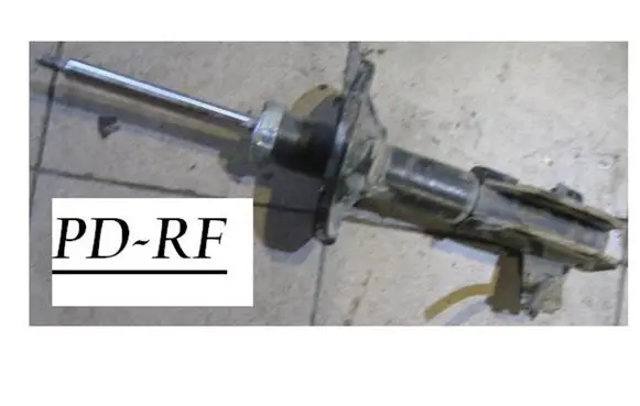 Mazda 323 Front shock absorber/damper 383322EGT
