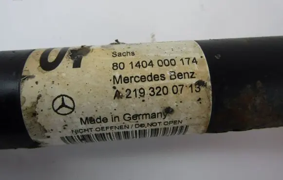 Mercedes-Benz CLS C219 Front shock absorber/damper A2193200713