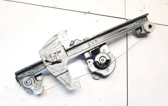 Sliding door window regulator with motor