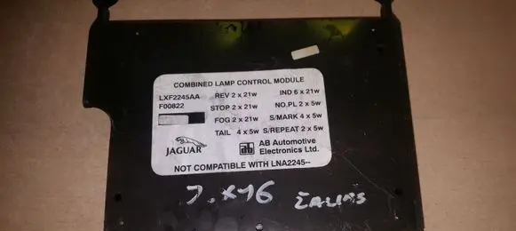 Jaguar XJ X300 Light module LCM F00822 LXF2245AA