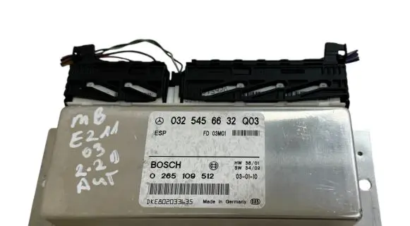 Mercedes-Benz E W211 ESP (stability system) control unit 0325456632 DKE802033635 0265109512