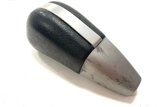 Gear lever shifter trim leather/knob