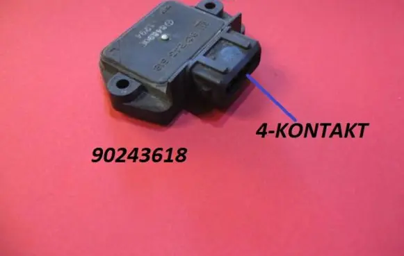 Opel Vectra B Ignition amplifier control unit 90243618