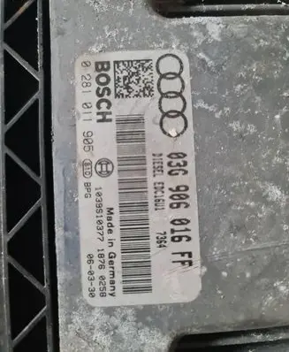 Audi A3 S3 A3 Sportback 8P Engine control unit/module 03G906016FF 1039S10377 0281011905