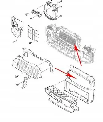 Land Rover Range Rover L405 Radiator trim fpla-8c464-a