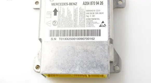 Mercedes-Benz C W204 Airbag control unit/module A2048709426