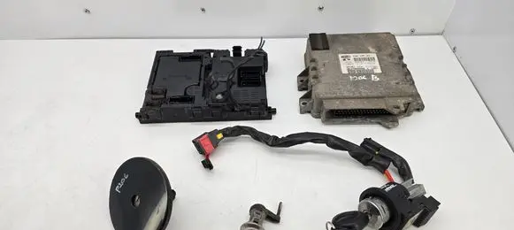 Peugeot 206 Engine ECU kit and lock set 9637086980 9626460880 9627269180