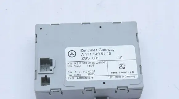 Mercedes-Benz SLK R171 Gateway control module A1715405145